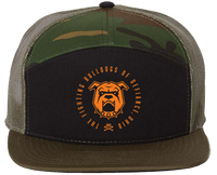 CAMO SPIKE DOG 7 PANEL SNAPBACK