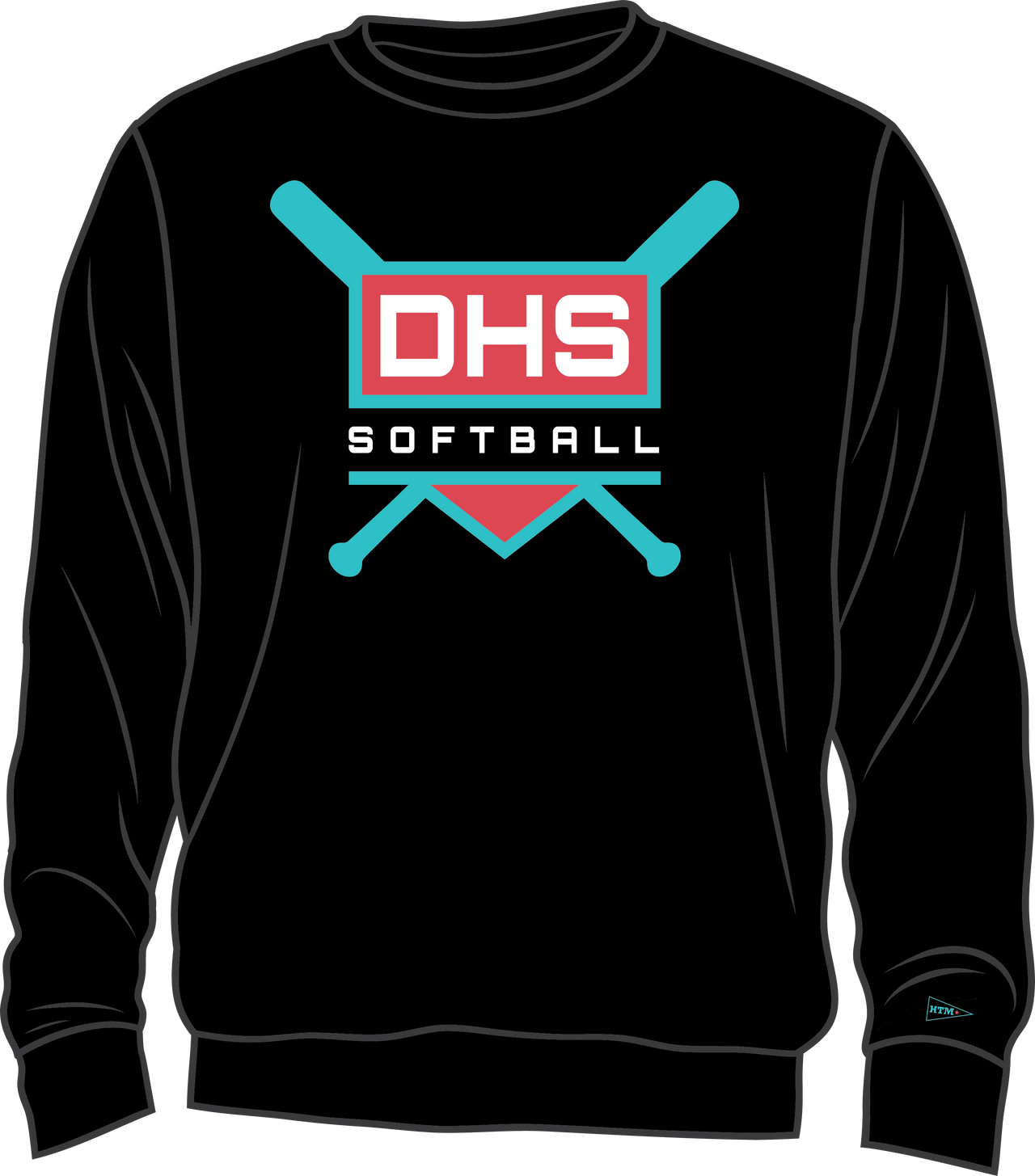 DHS SFTBL D1 CREWNECK