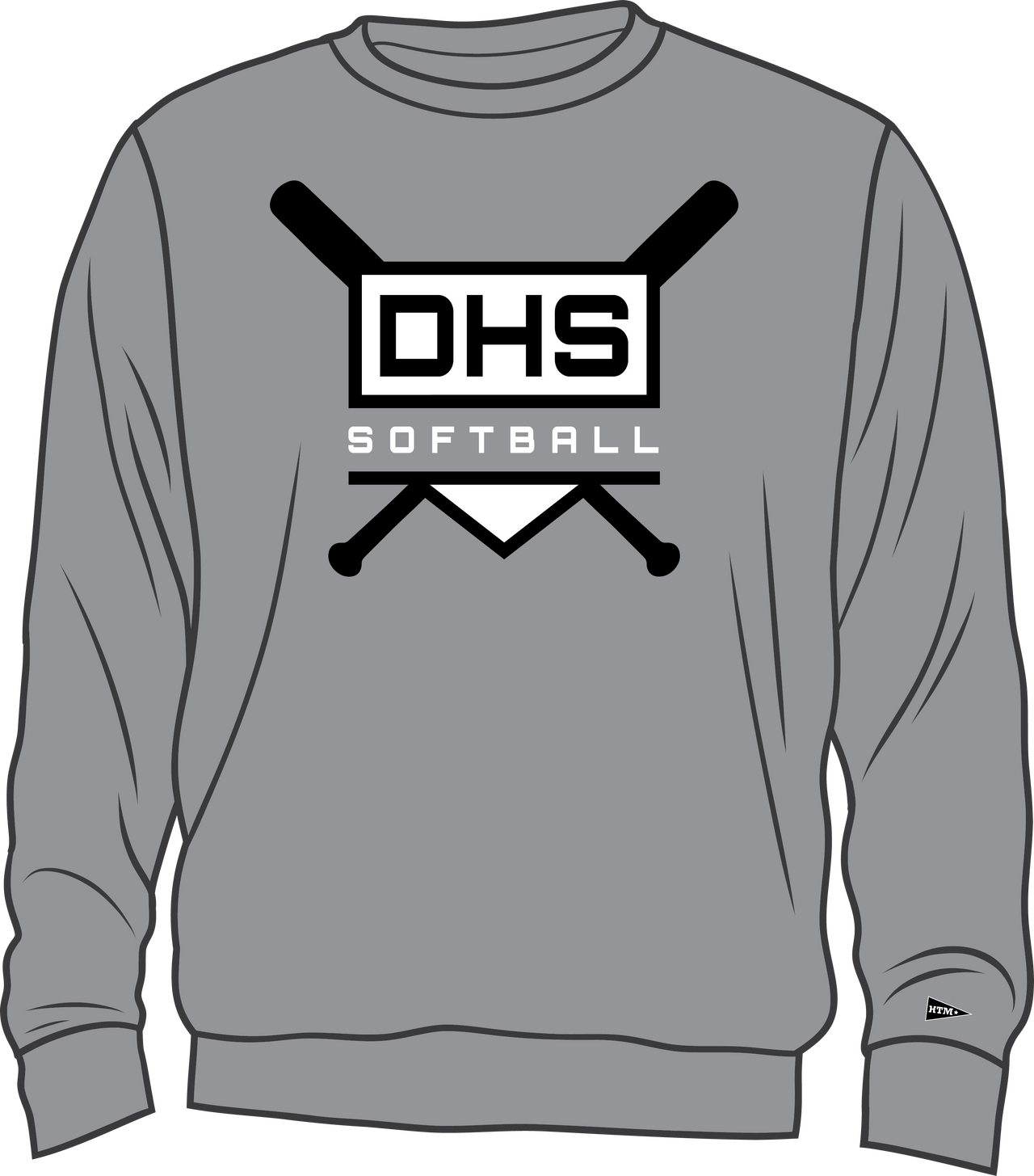 DHS SFTBL D1 CREWNECK