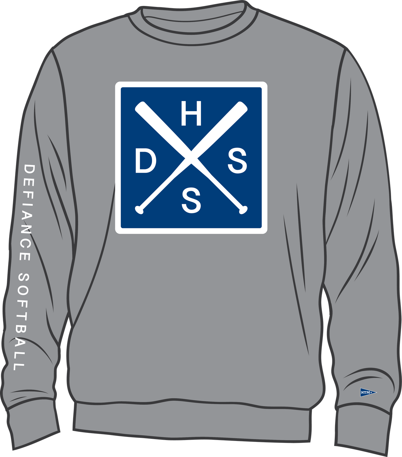 DHS SFTBL D2 CREWNECK