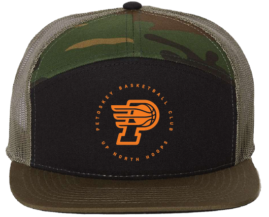 PBC CAMO 7 PANEL SNAPBACK