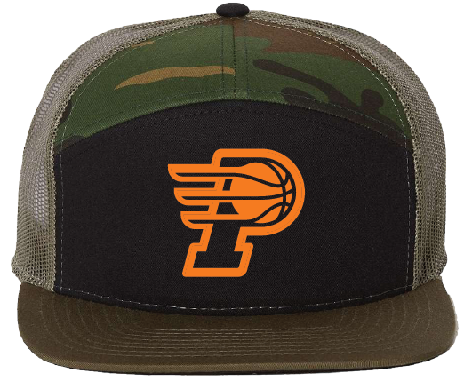 PBC CAMO 7 PANEL SNAPBACK