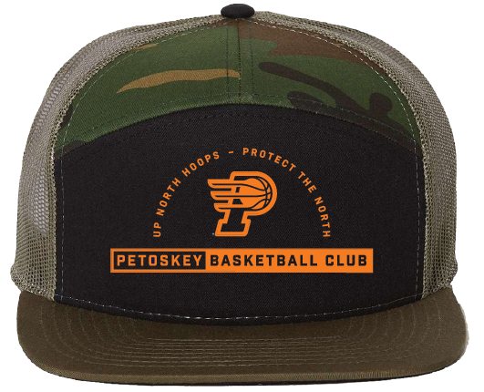 PBC CAMO 7 PANEL SNAPBACK