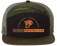 PBC CAMO 7 PANEL SNAPBACK