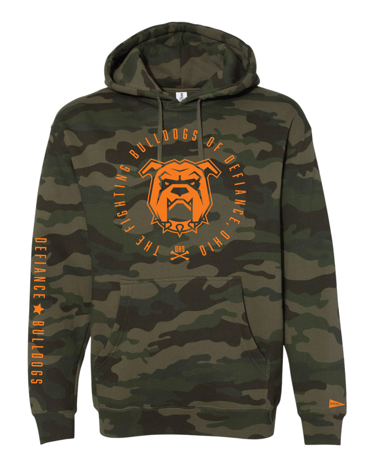 CAMO SPIKE DOG HOODIE